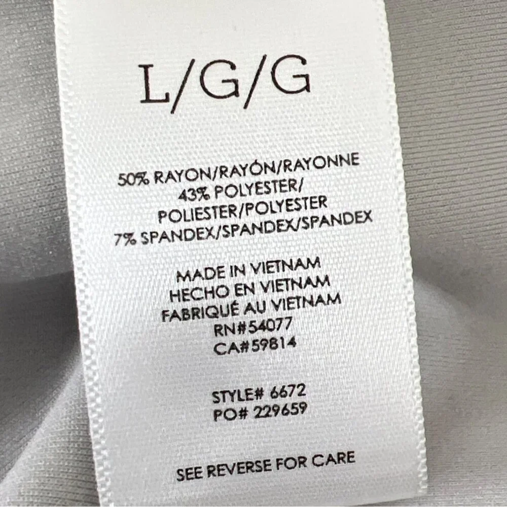 CABI Grab & Go Trench Coat in Heather Gray Sz L #6672 NWOT - Picture 7 of 7